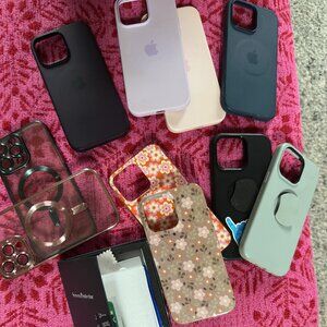 Iphone 14 Pro Max Lot of Apple Cases and Screen Protectors!!